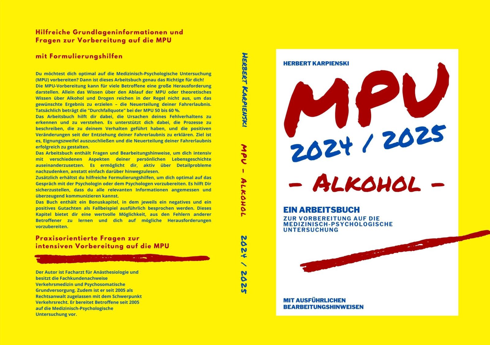 Bild Arbeitsbuch MPU Alkohol 2024